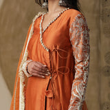 Burnt Orange Angrakha Set