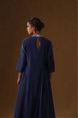 Royal Blue Shringar Ras Suit Set