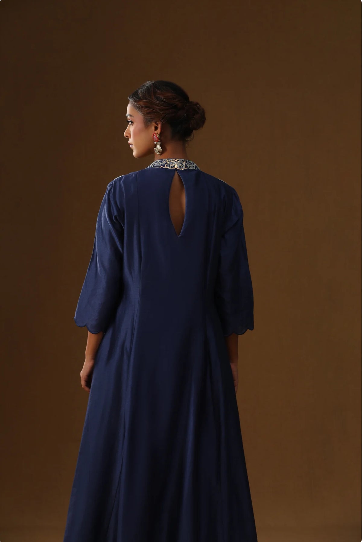 Royal Blue Shringar Ras Suit Set