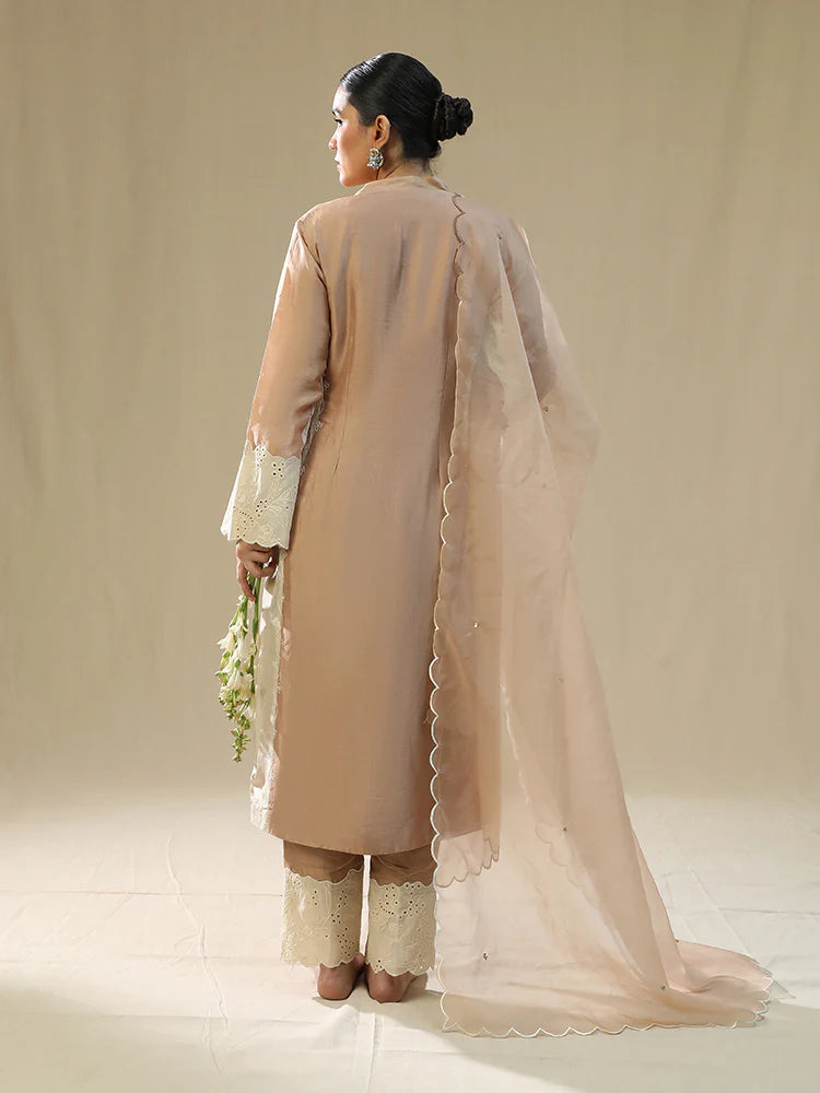 Rose Gold Handpainted Suit Set