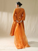 Orange A Line Suit Set
