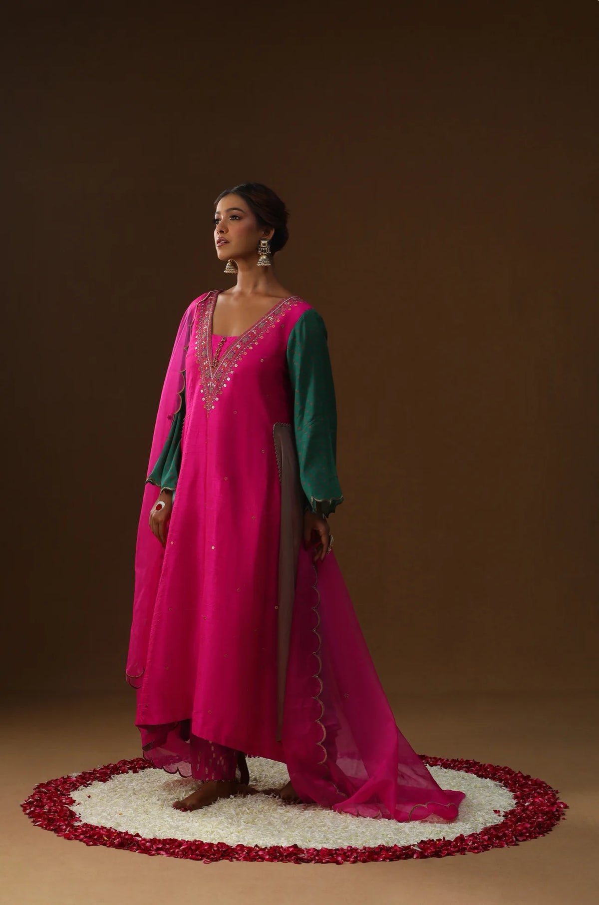 Rangreez Embroidered Suit Set