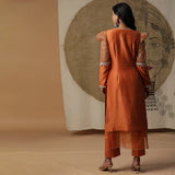Burnt Orange Bali Suit