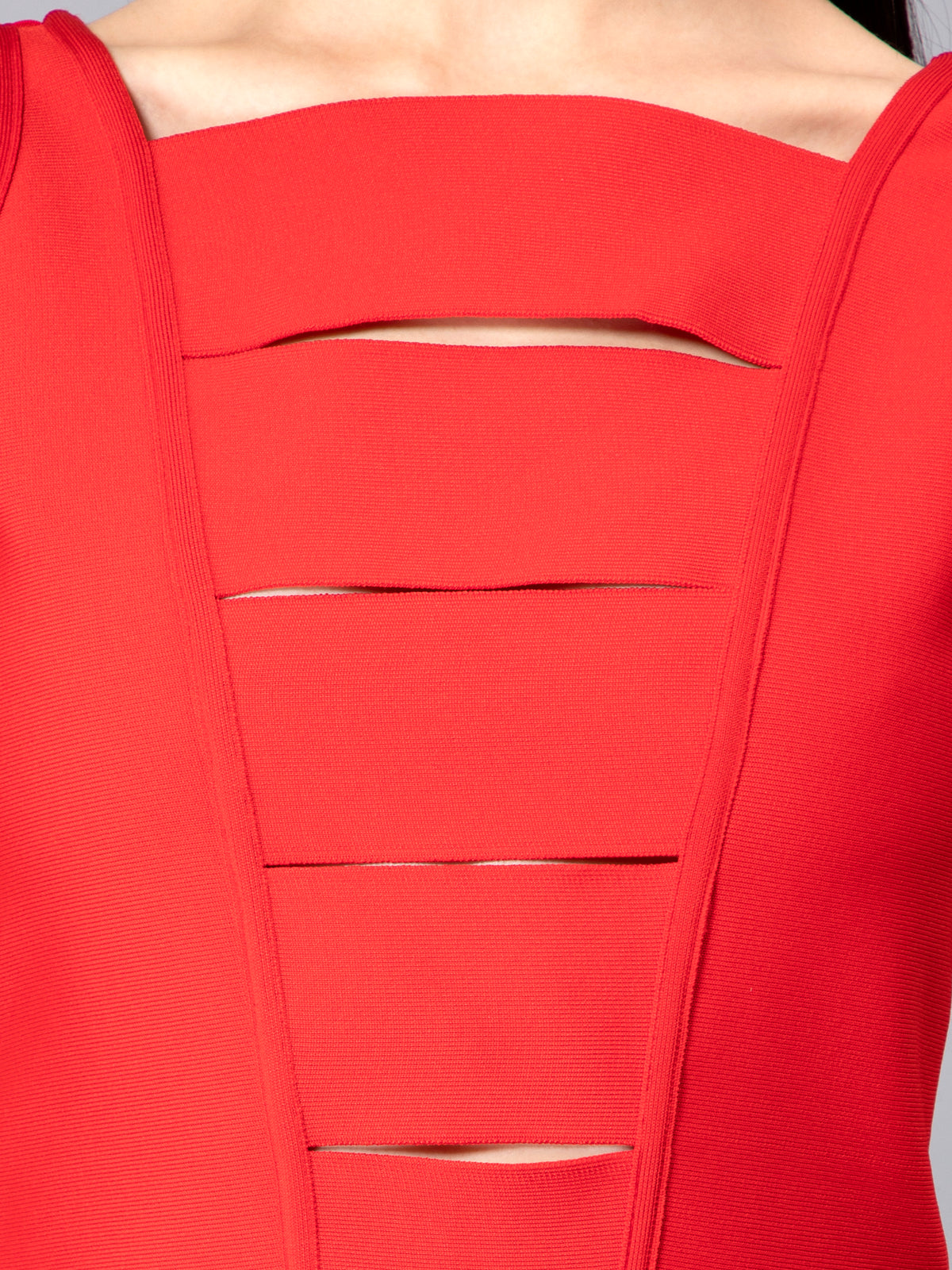 Red Fringe Dress