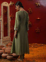 Pista Green Custom Letter Handpainted Suit Set