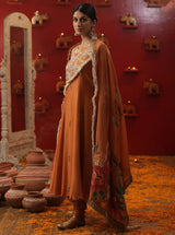 Orange Shringar Raas C York Suit