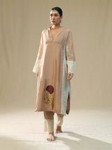 Rose Gold Handpainted Suit Set