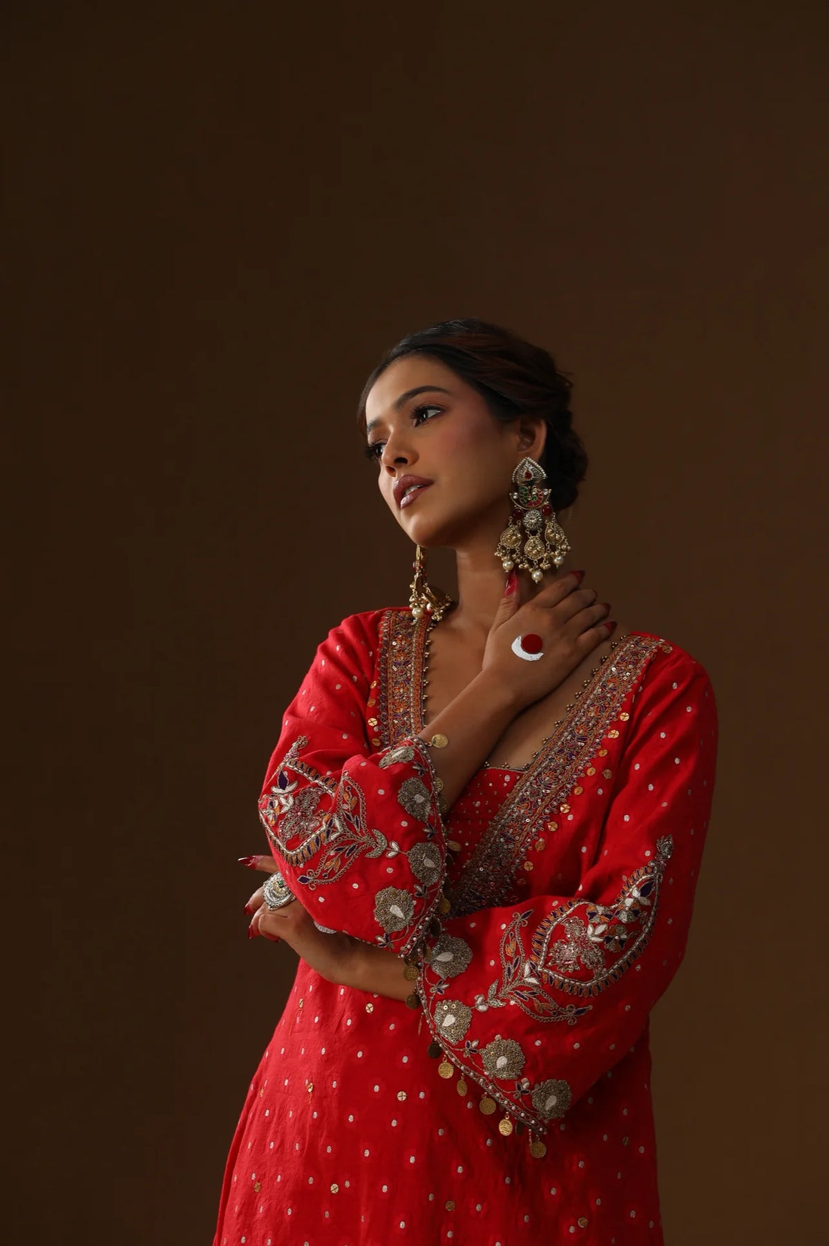 Laal Rooh Embroidered Suit Set