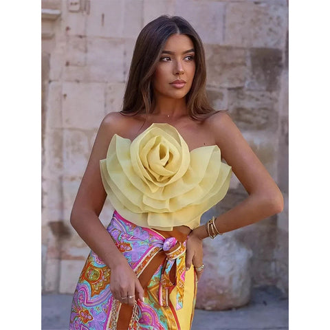 Summer Pop Floral Top