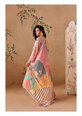Pure Hamp Linen Suit With Heavy Khatli Hand Work