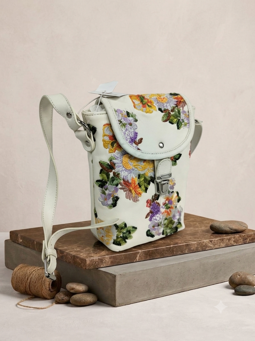 The Embroidered Crossbody