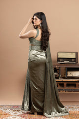 Velvet Saree
