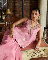 Nargis Draped Skirt And Top Set