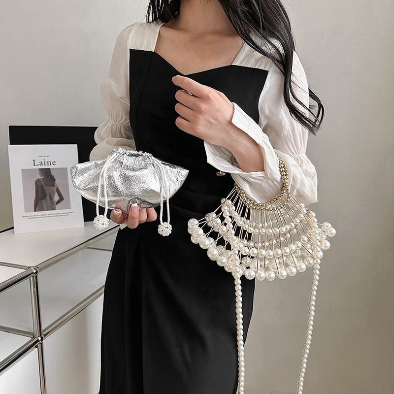 Pearly White Purse