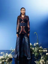Shirt + Corset Belt + Bias Cut Pant