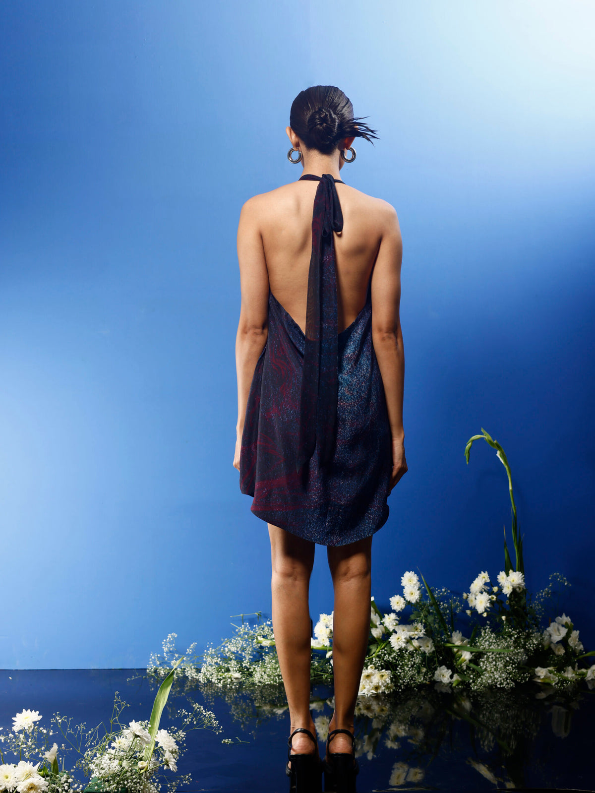 Halter Neck Tie Dress (Backless)