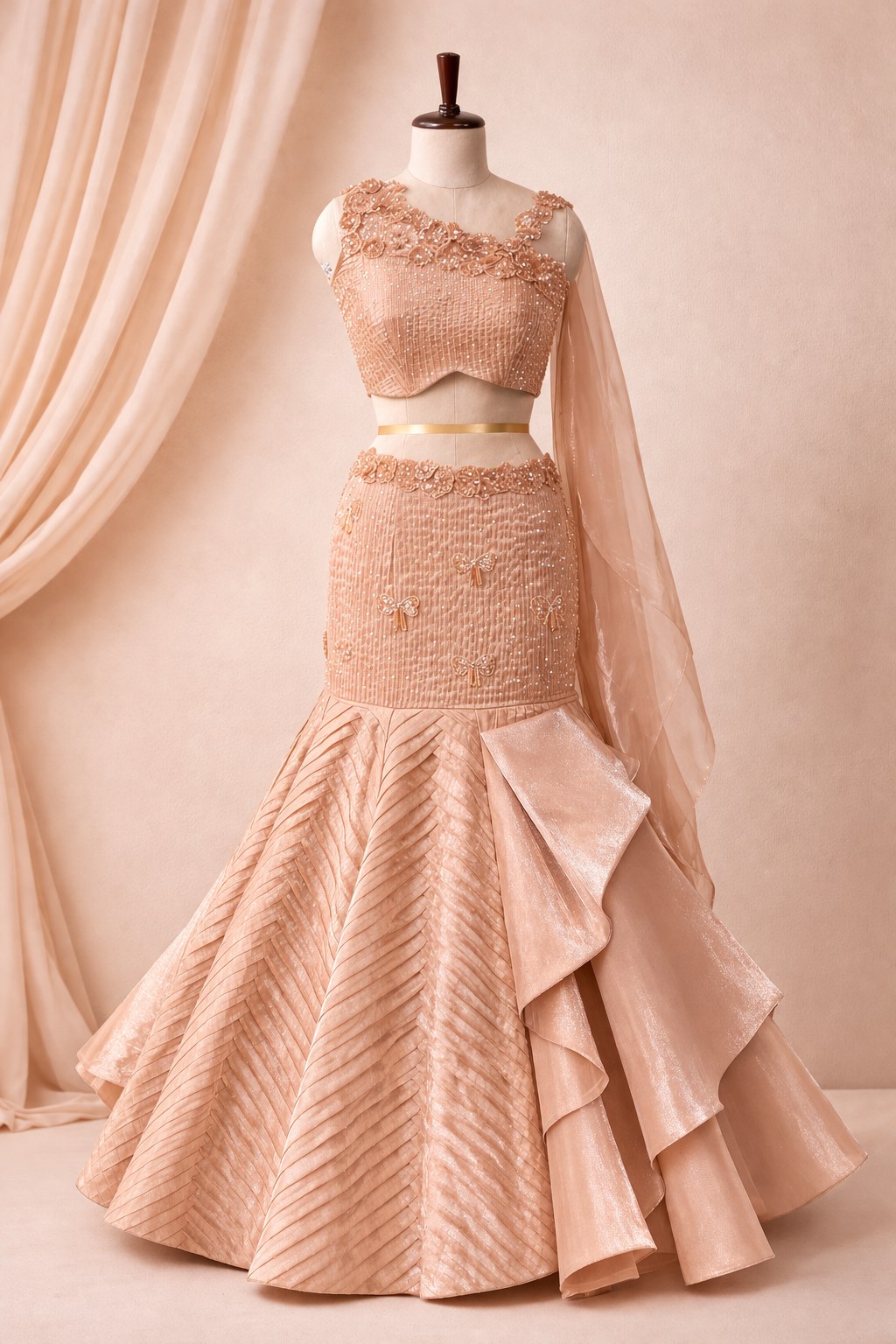 Mermaid Rose Gold Outfit