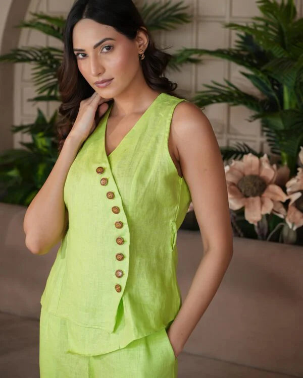 Jade Linen Co-Ord Set