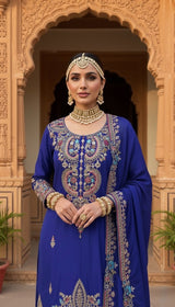 Blue Begum Suit