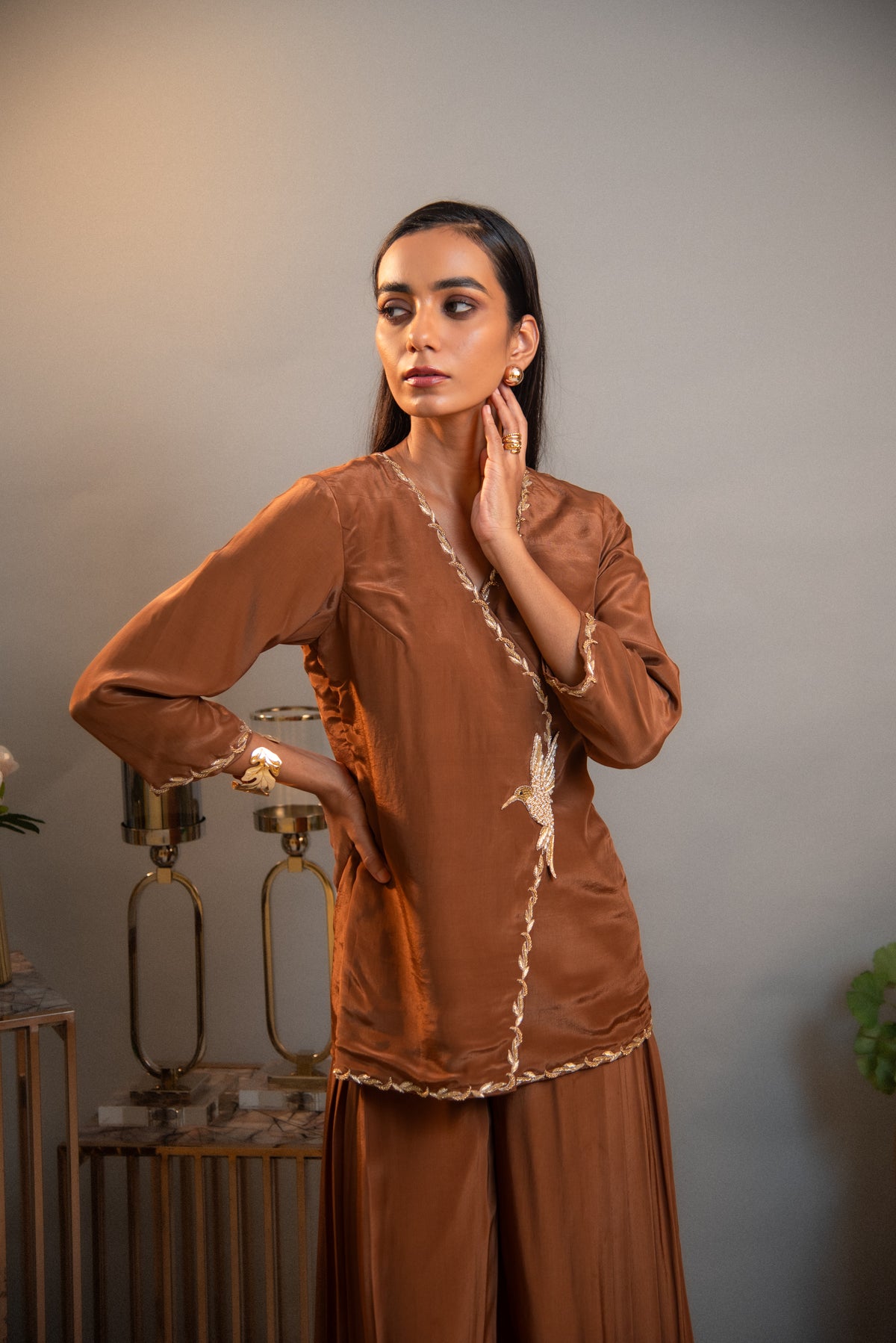 Kingfisher Embroidered Co-ord Set