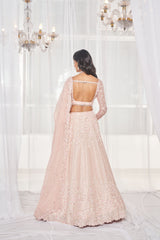Light Pink Bridal Lehenga Set
