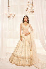 Ivory Bridal Lehenga Set