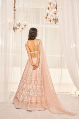 Blush Pink Bridal Lehenga Set