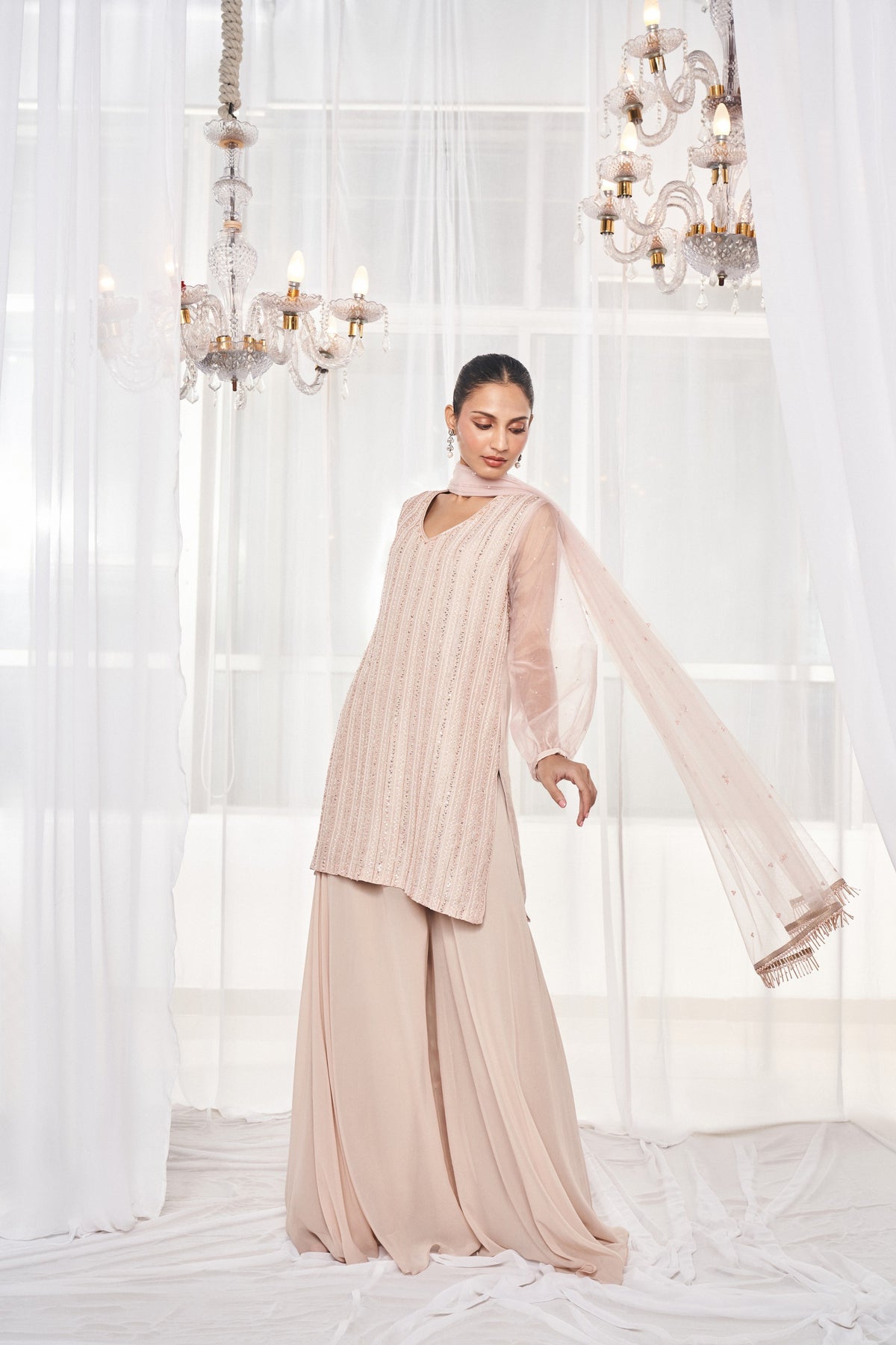 Dusty Beige Pant Set