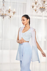 Powder Blue Pant Set