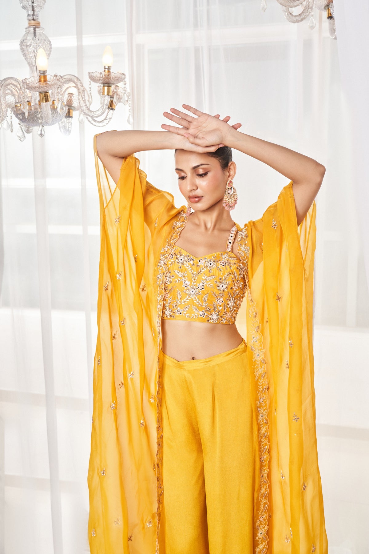Mustard Pant Set