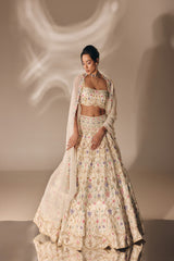 Ivory Bridal Lehenga Set