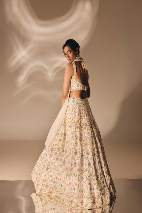 Ivory Bridal Lehenga Set