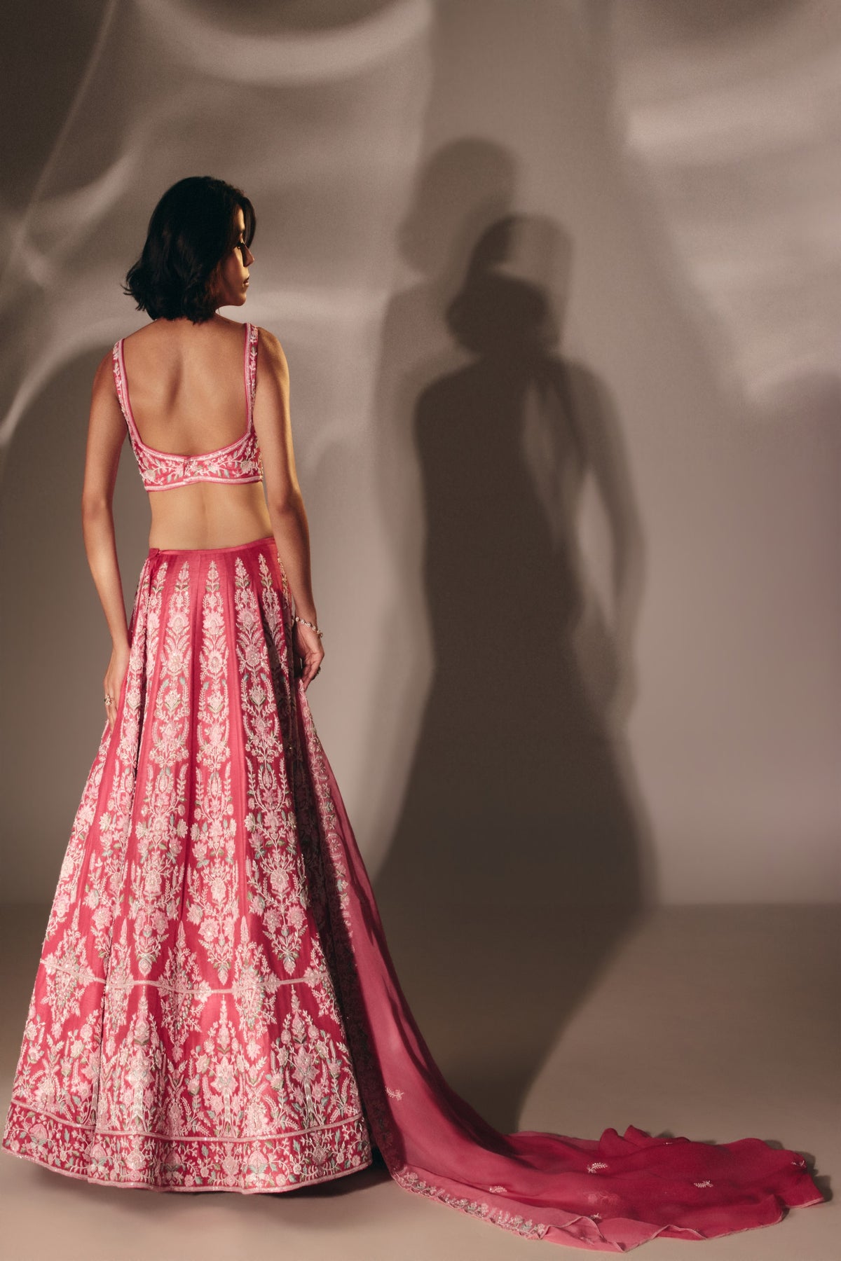Pink Bridal Lehenga Set