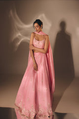 Baby Pink Lehenga Set