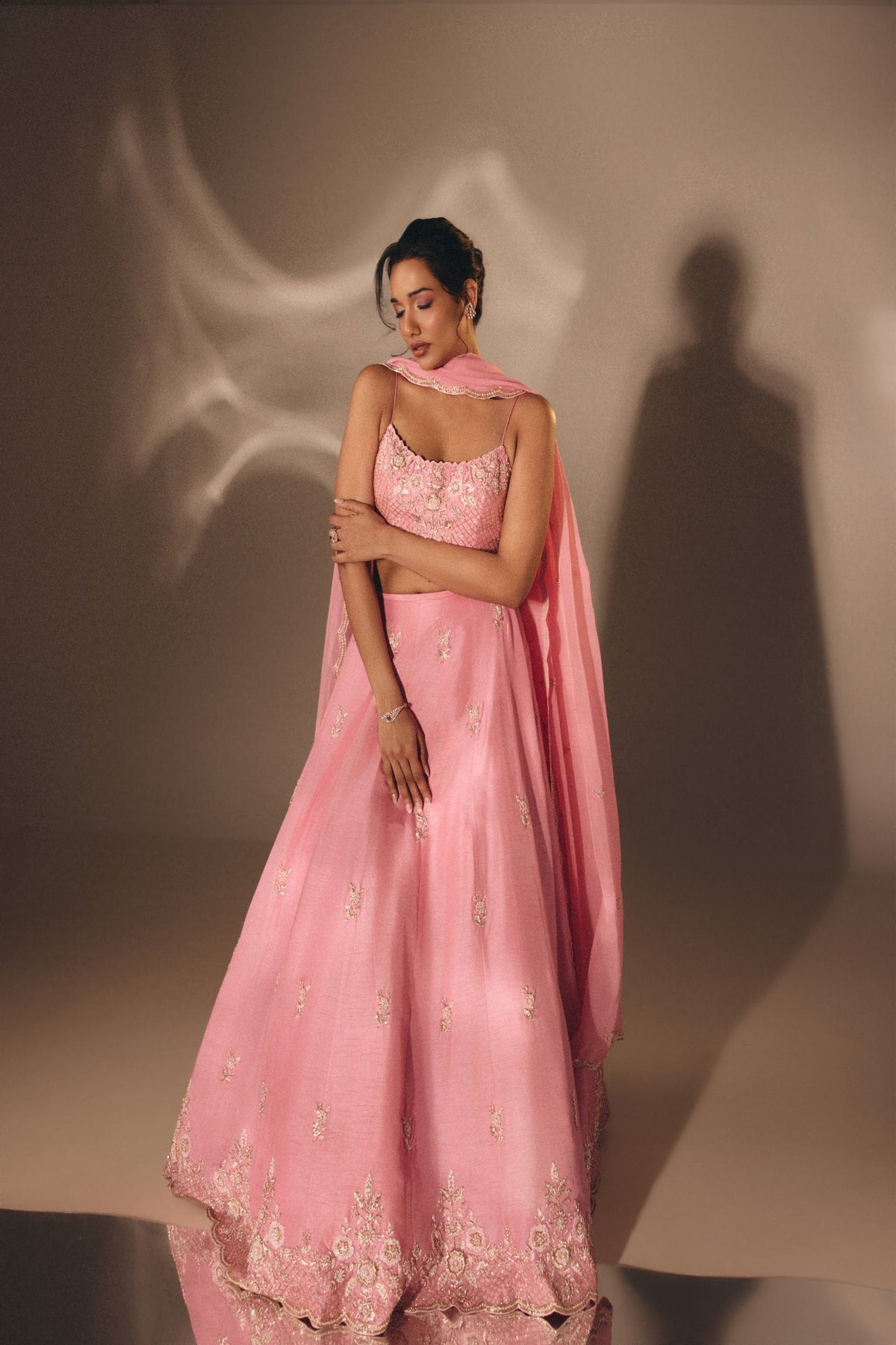 Baby Pink Lehenga Set
