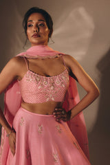 Baby Pink Lehenga Set