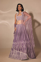 Purple Lehenga Set