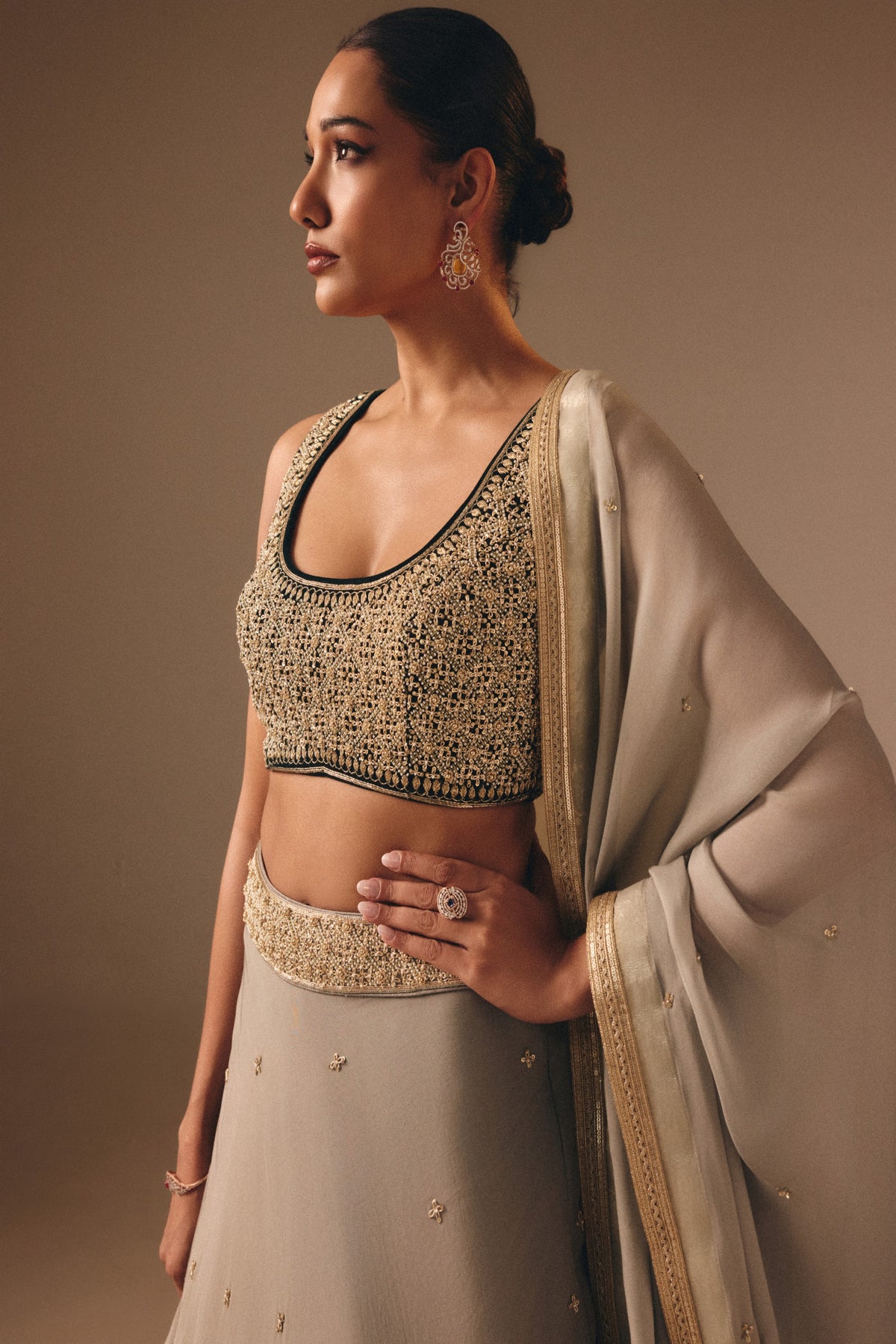 Light Green Lehenga Set