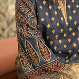 Neelambara Ajrakh Choga And Pants