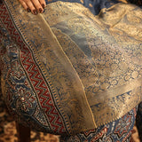 Neelambara Ajrakh Choga And Pants