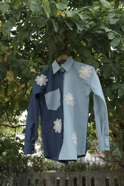 Denim Two Tone Shirt