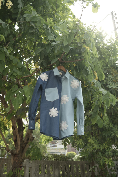 Denim Two Tone Shirt