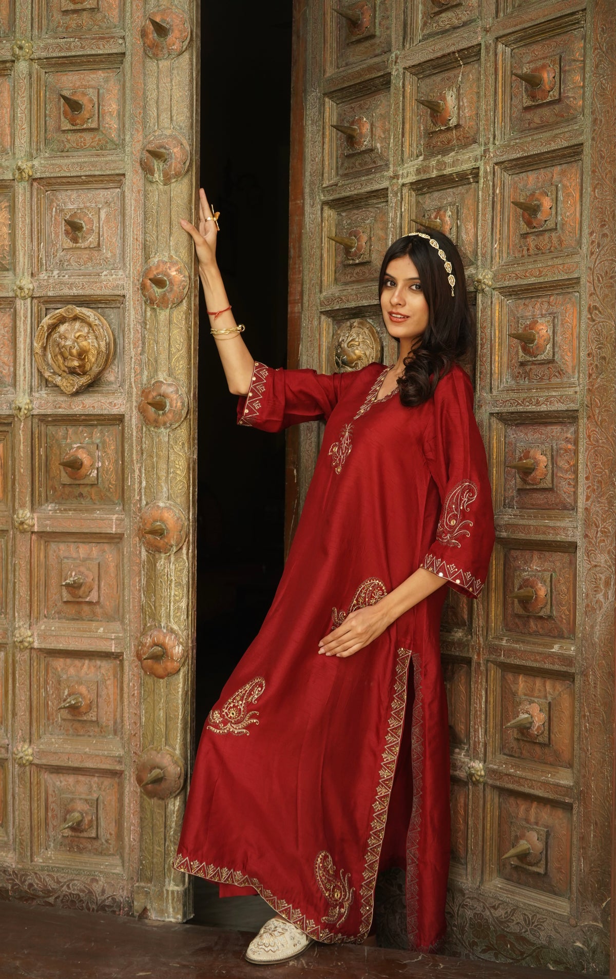 Cherry Mint Kurta Set