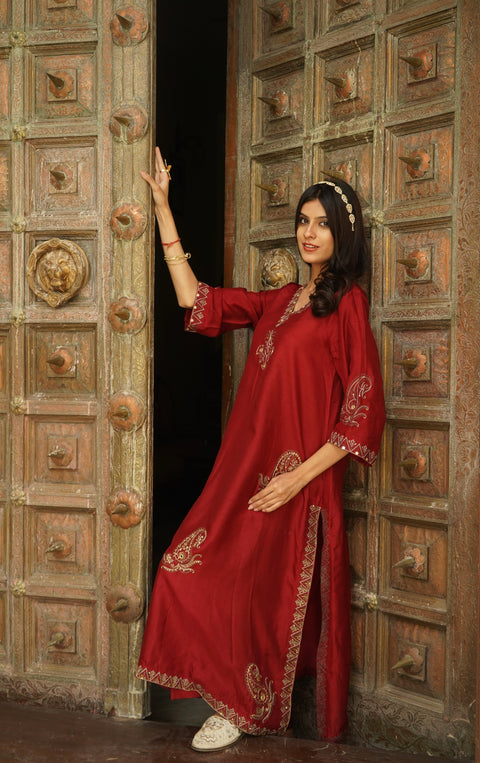 Cherry Mint Kurta Set