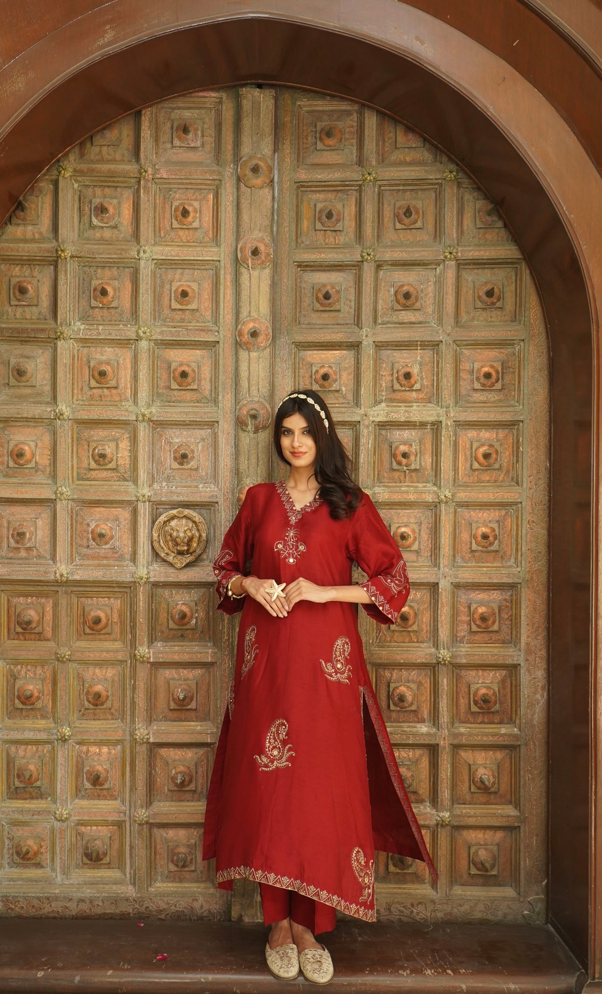 Cherry Mint Kurta Set