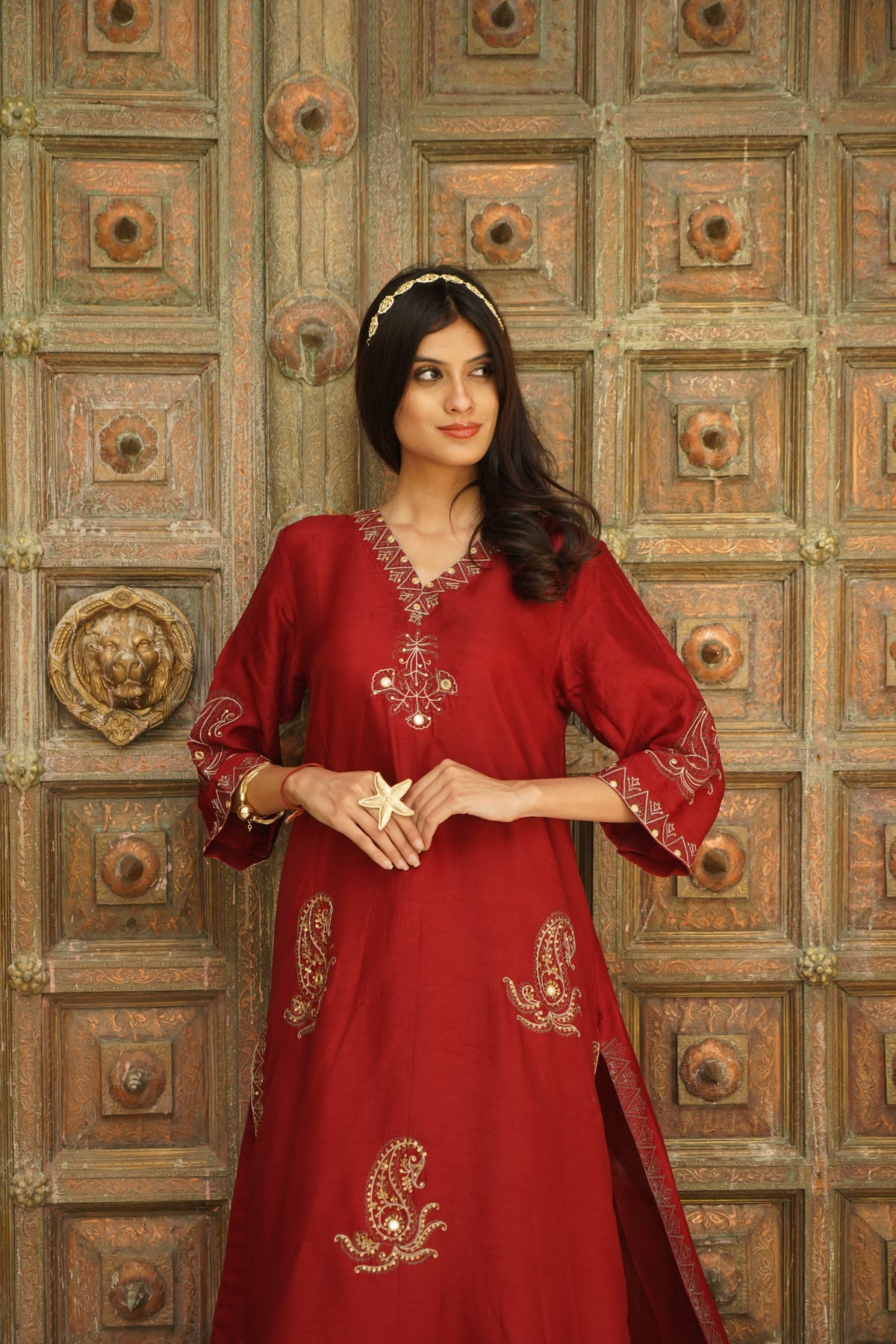 Cherry Mint Kurta Set