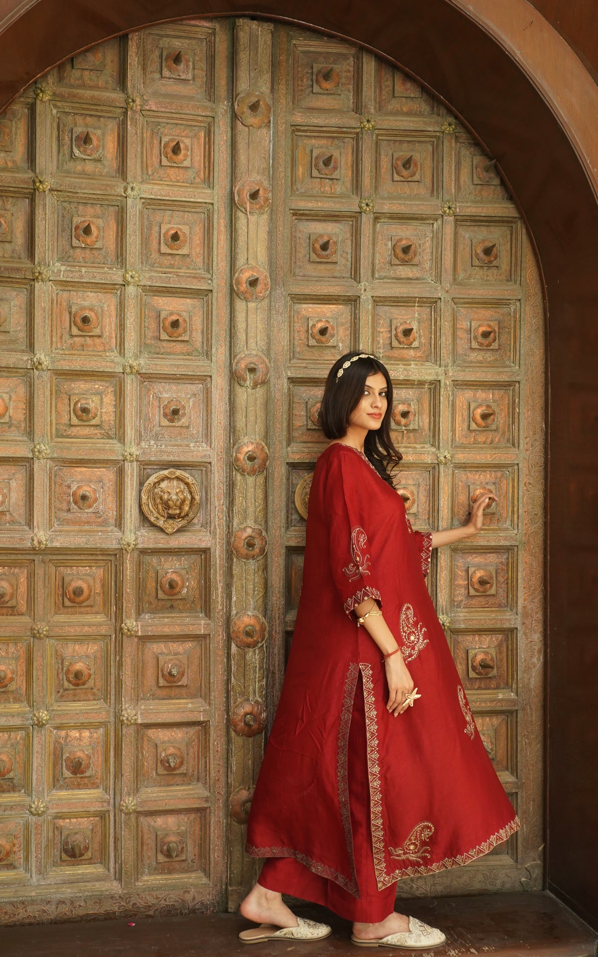 Cherry Mint Kurta Set