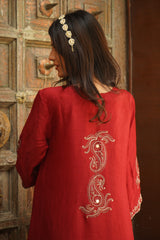 Cherry Mint Kurta Set