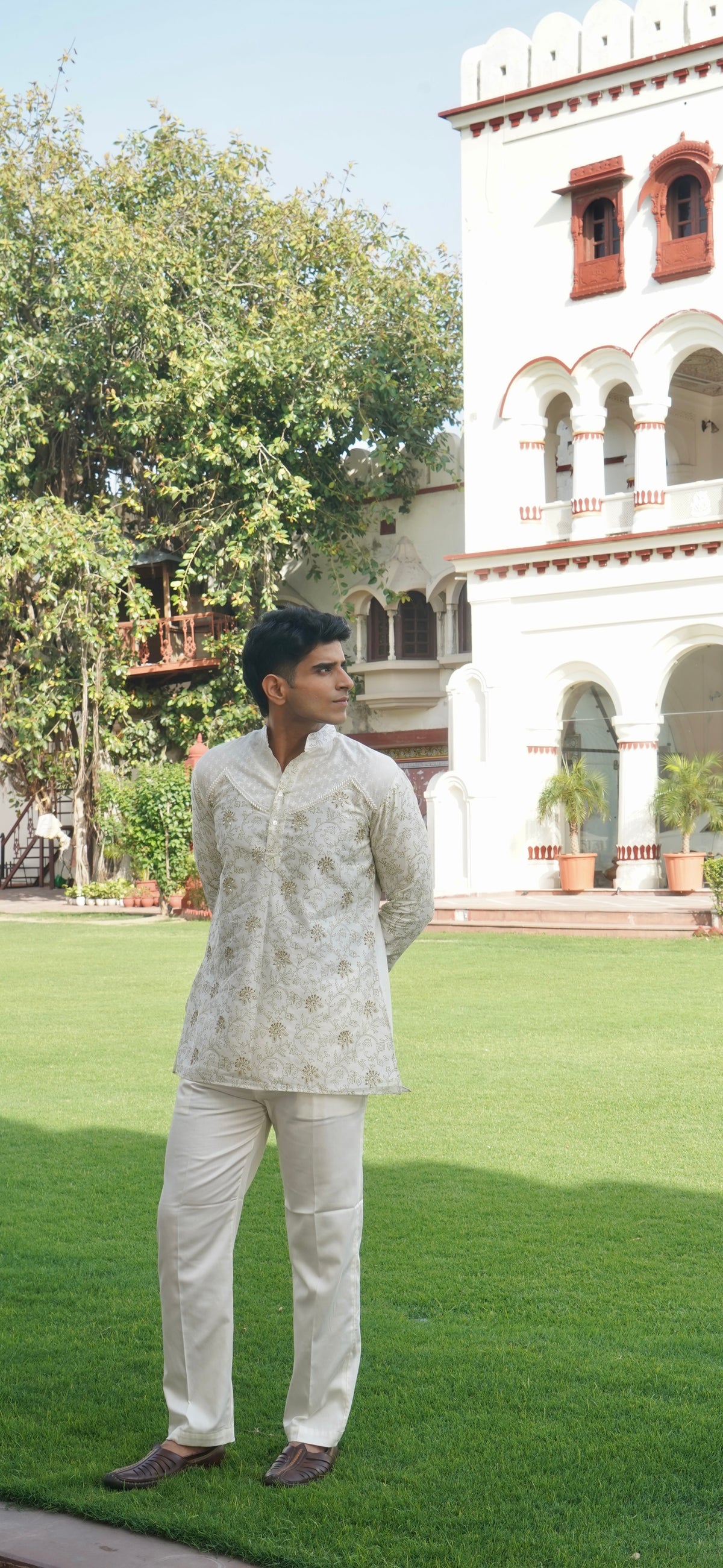 PEARL SILK KURTA SET