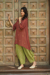 Rosewood Embroidered Kurta Set